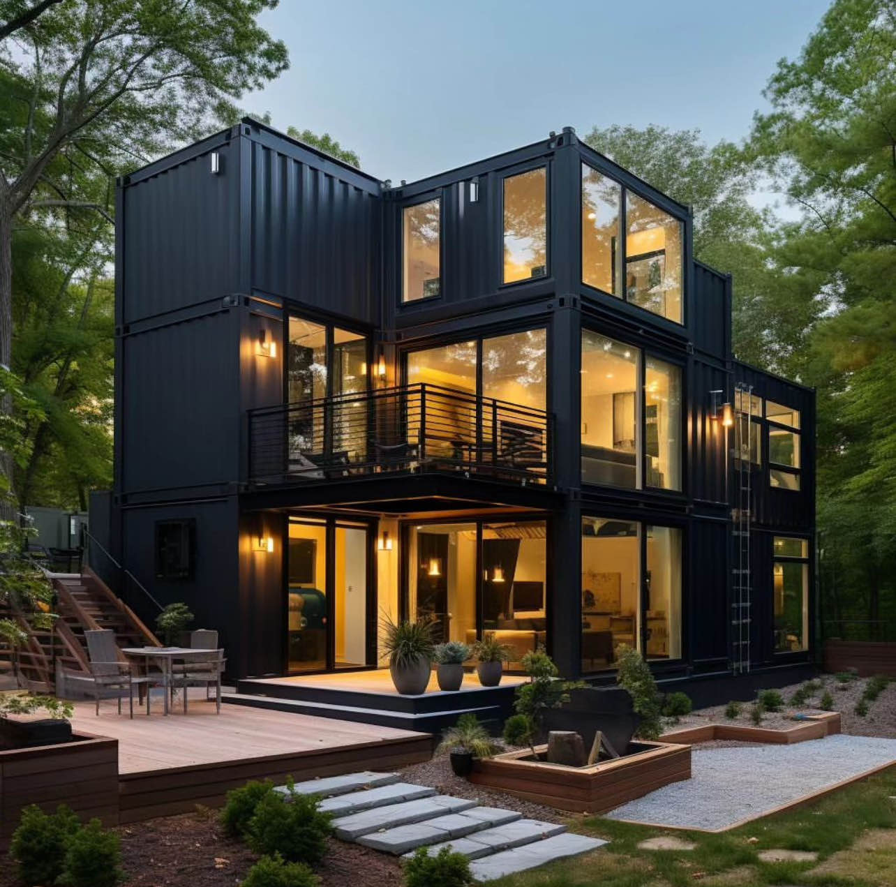 black container house